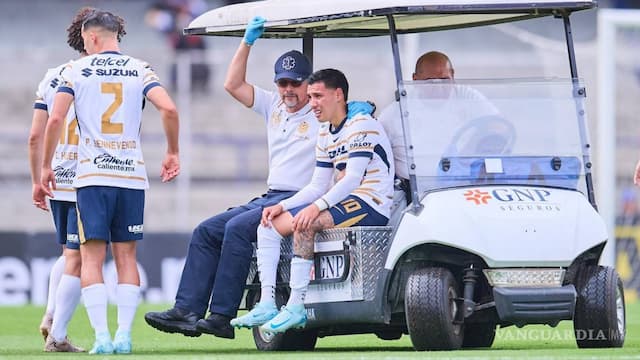 Pumas anuncia que Leo Suárez sufrió una rotura de ligamento cruzado anterior
