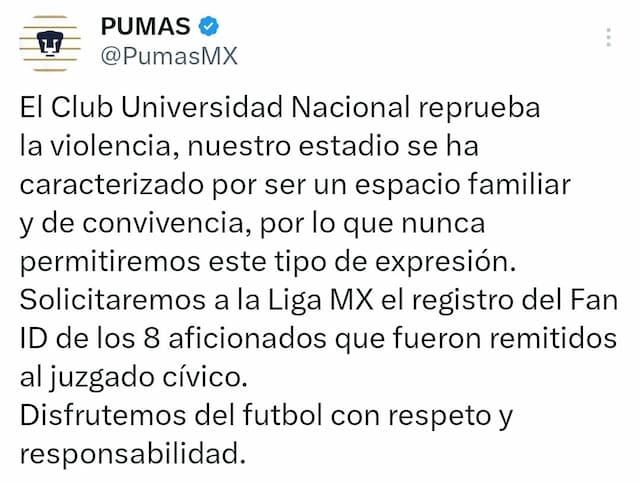 Liga MX Confirma Detenciones Tras Incidentes en el Pumas vs. América