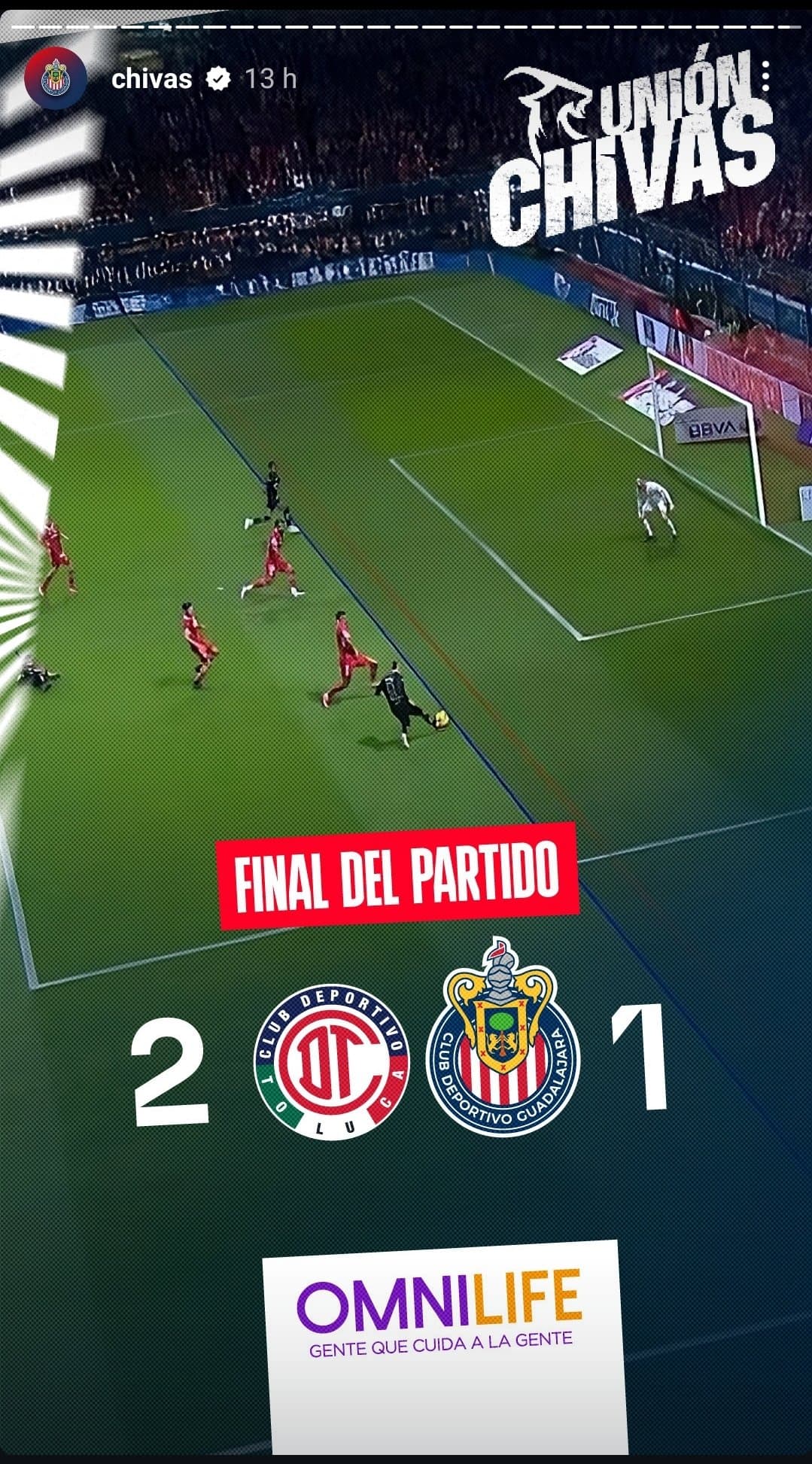 Chivas Cuestiona Arbitraje Tras Derrota Ante Toluca y Publica Imagen de Vectores en Redes Sociales